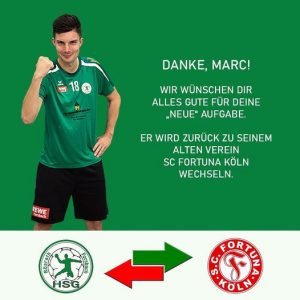 Read more about the article Marc Bartke verlässt die HSG nach einer Saison wieder