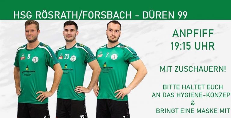 Testspiel gg. Düren (inkl. Hygienekonzept)