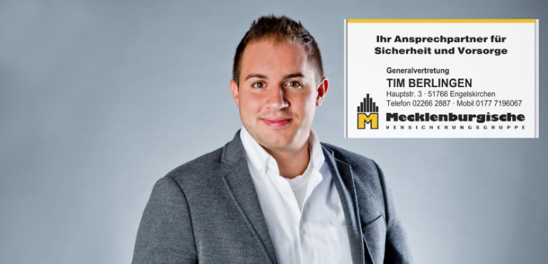 Sponsor der Woche: “Mecklenburgische Versicherungen Tim Berlingen”
