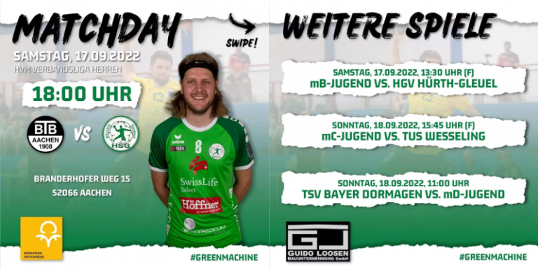 Vorbericht BTB Aachen II – HSG Rösrath/Forsbach