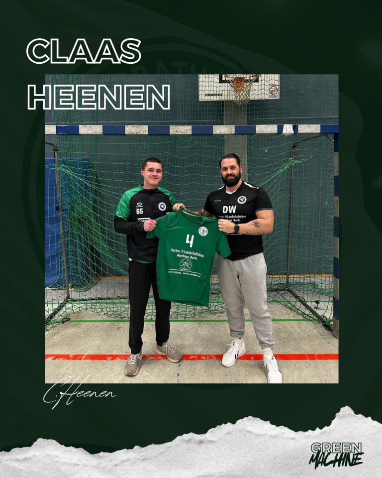 Neuzugang Claas Heenen